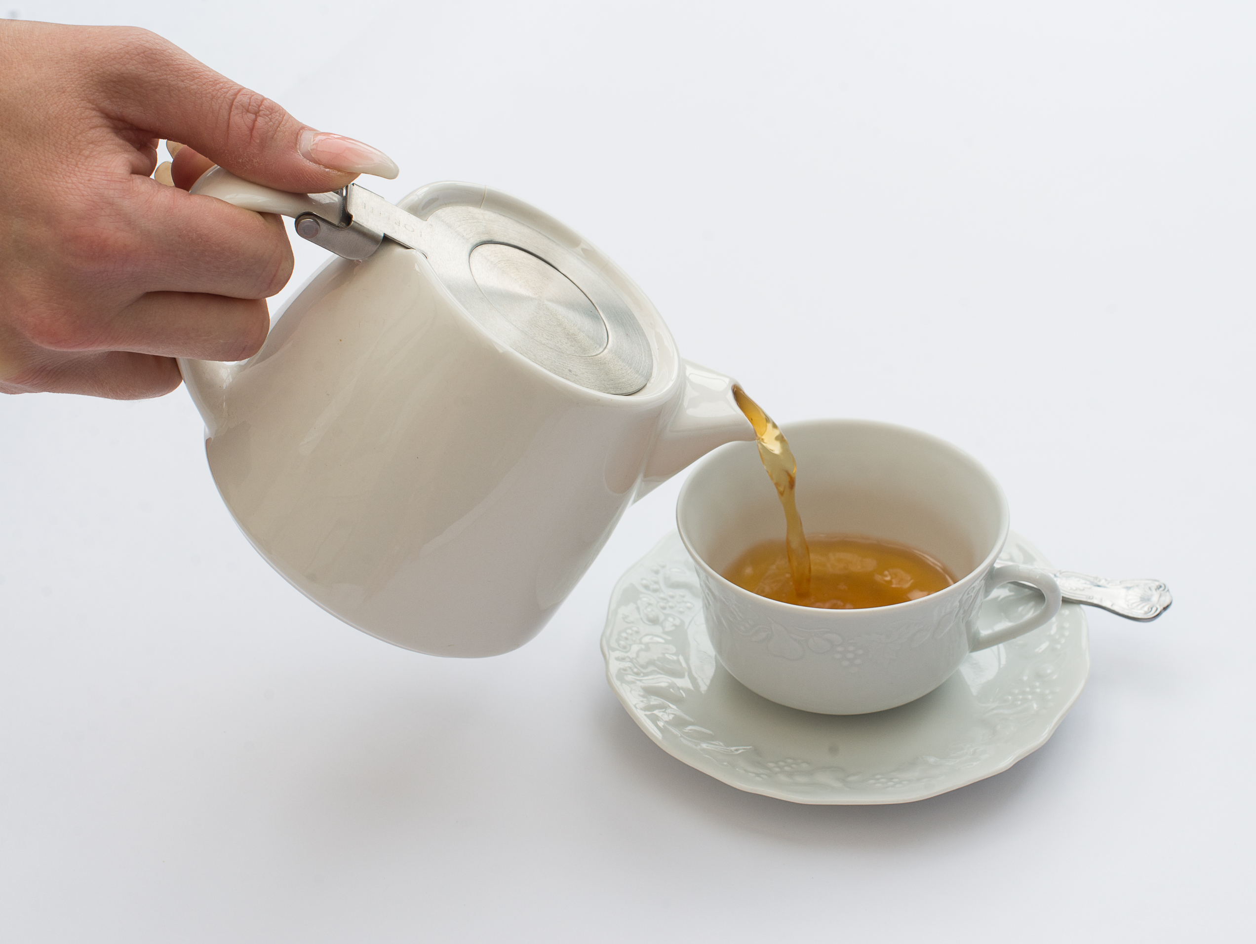 Pouring a cup of tea by The English Cream Tea Company